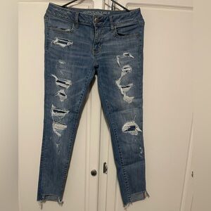 American Eagle Super Low Jeggings Size US 8